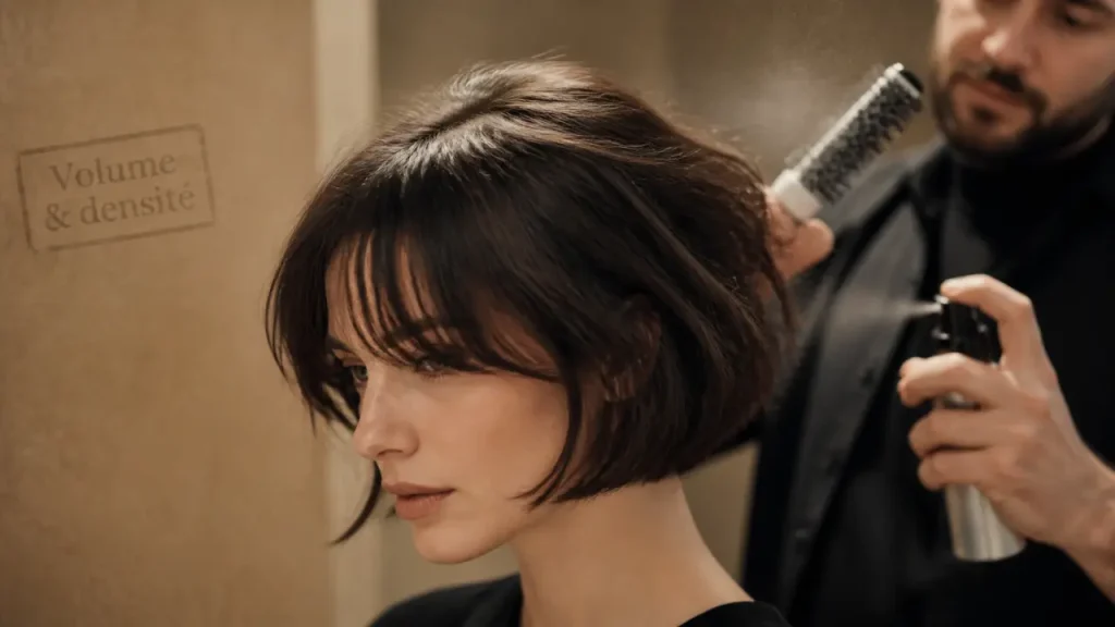 Coupe cheveux fins et clairsemés : effet volume et densité