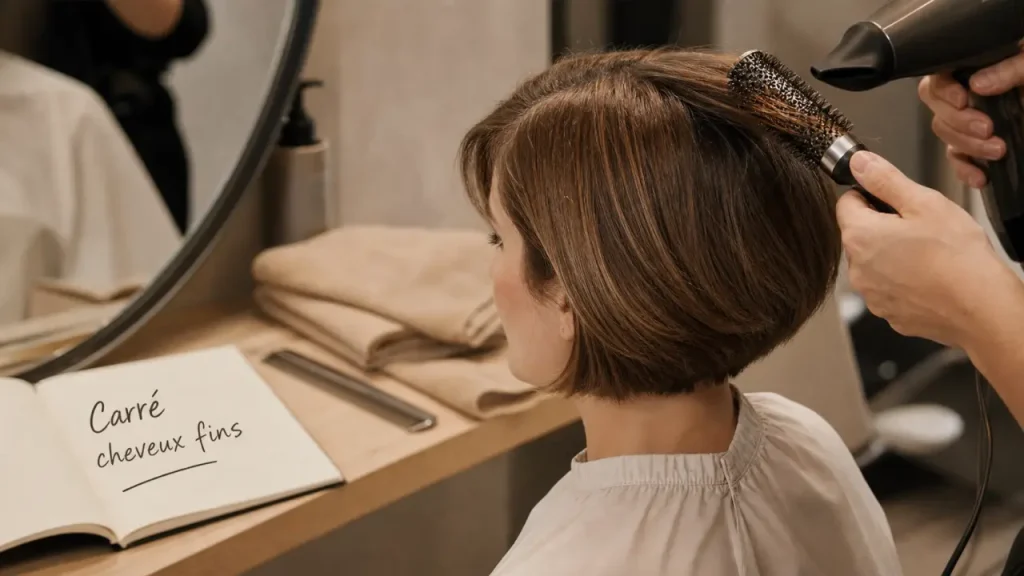 Cheveux fins : le carré au-dessus des épaules et 5 détails qui changent tout