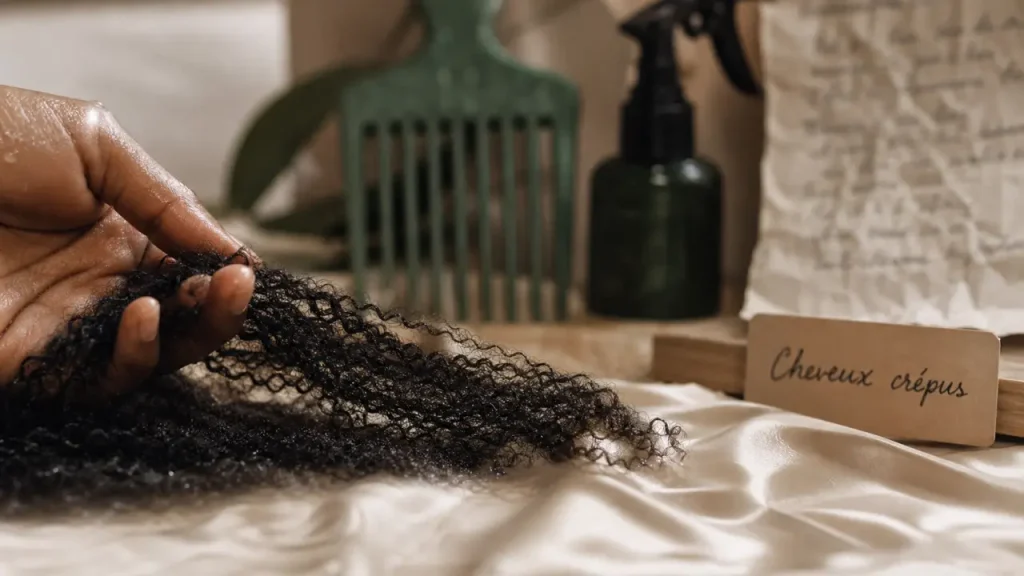 Cheveux crépus : sécheresse, shrinkage et types 4A à 4C, les repères à connaître