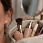 Maquillage pour peau mature, peau hydratée au fini satiné