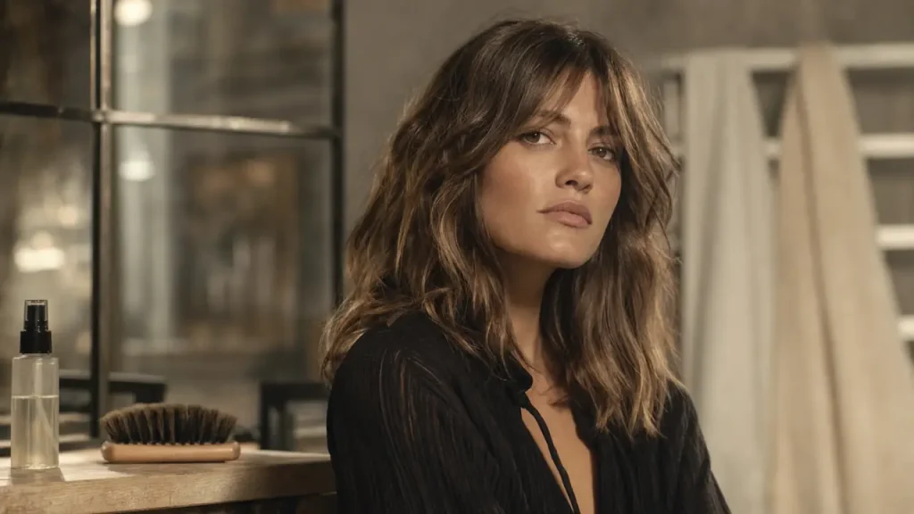 Coupe femme mi-longue dégradée moderne : volume, mouvement et longueur préservée