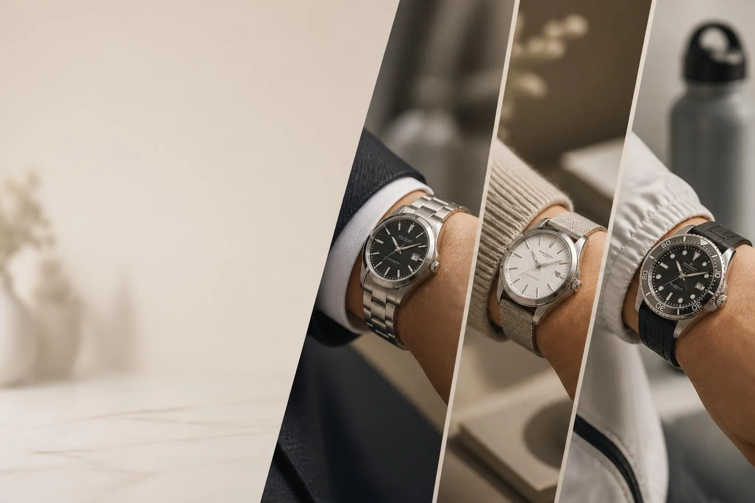 Quelle montre porter selon votre tenue : costume, casual, sport