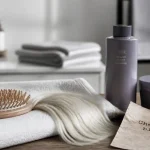Soin cheveux blancs : shampoing violet neutralise reflets jaunes sans assécher