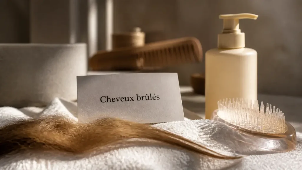 Soin miracle cheveux brûlés, réparation visible sur cheveux abîmés