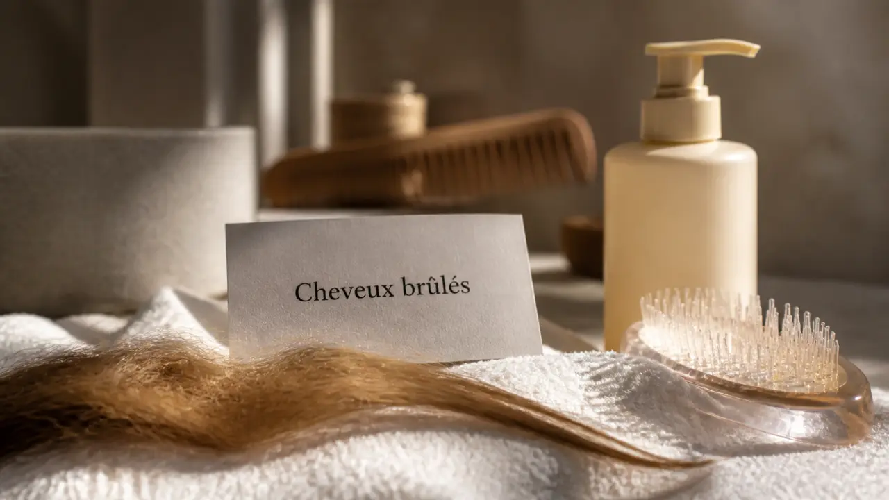 Soin miracle cheveux brûlés, réparation visible sur cheveux abîmés