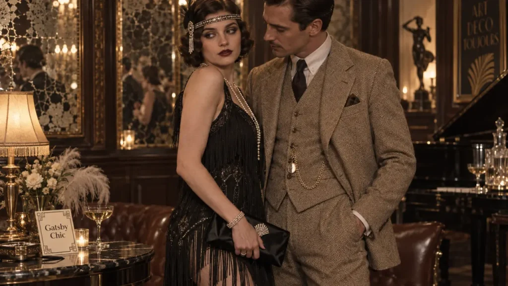 Tenues années 20 : les pièces qui distinguent un look Gatsby d’un déguisement
