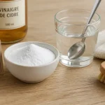 Bicarbonate de soude cheveux avec rinçage au vinaigre de cidre
