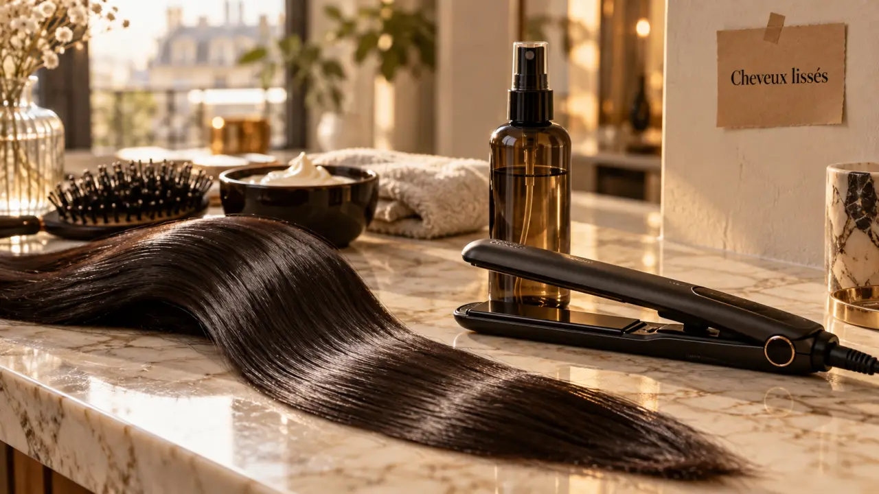 Lissage cheveux crépus : fer à lisser et spray protecteur thermique