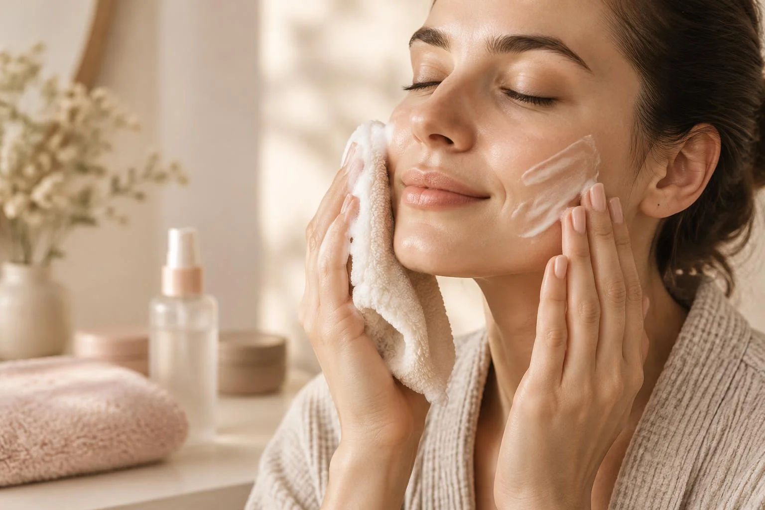 Routine beauté bien-être : mêmes gestes, sans temps